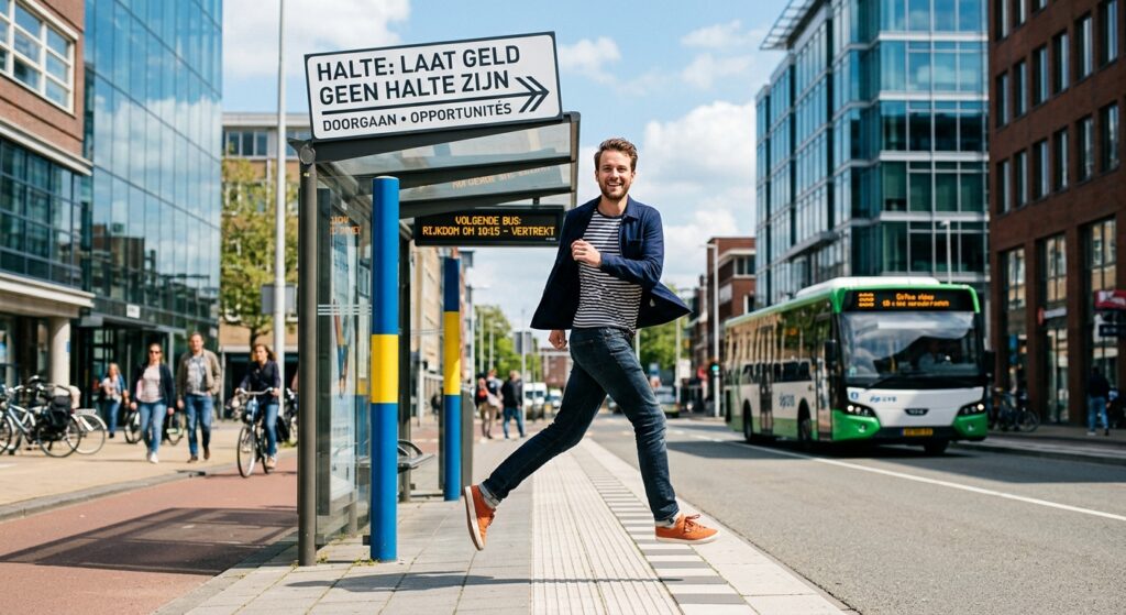 Het stichtingsbusje van Hijja Ikdimen brengt studenten veilig naar school